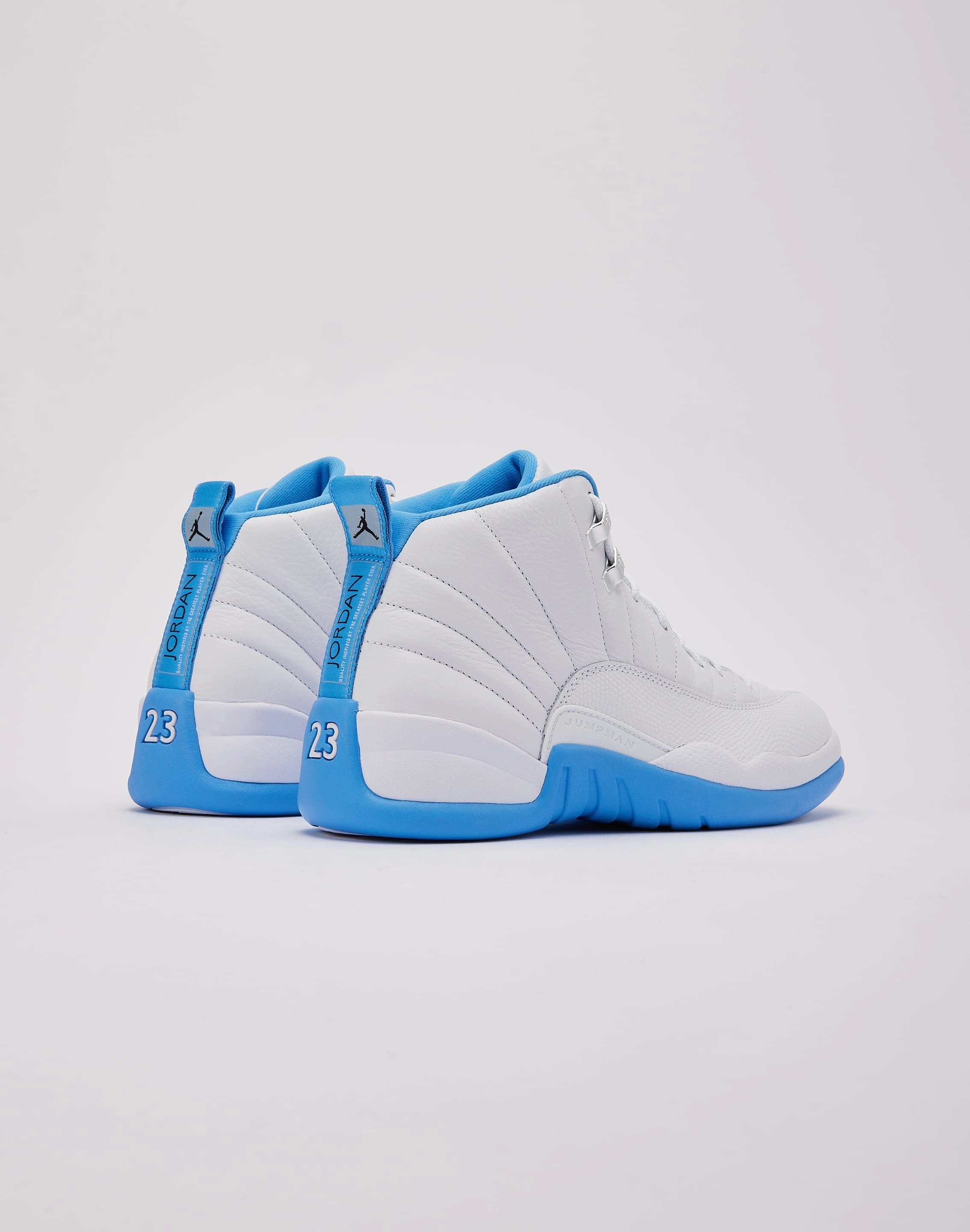 Performance-driven Jordan Air Jordan 12 Retro 'White and University Blue'