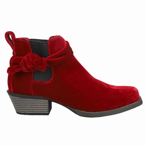 Insulated Stylish Explorer Chellie Velvet Square Toe Pull On Booties