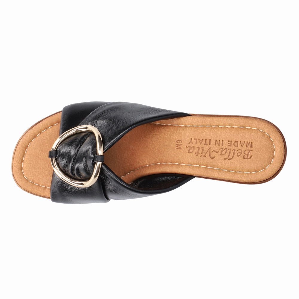 Bold materials mass - production - efficiency - level Chi-Italy Block Heel Sandals