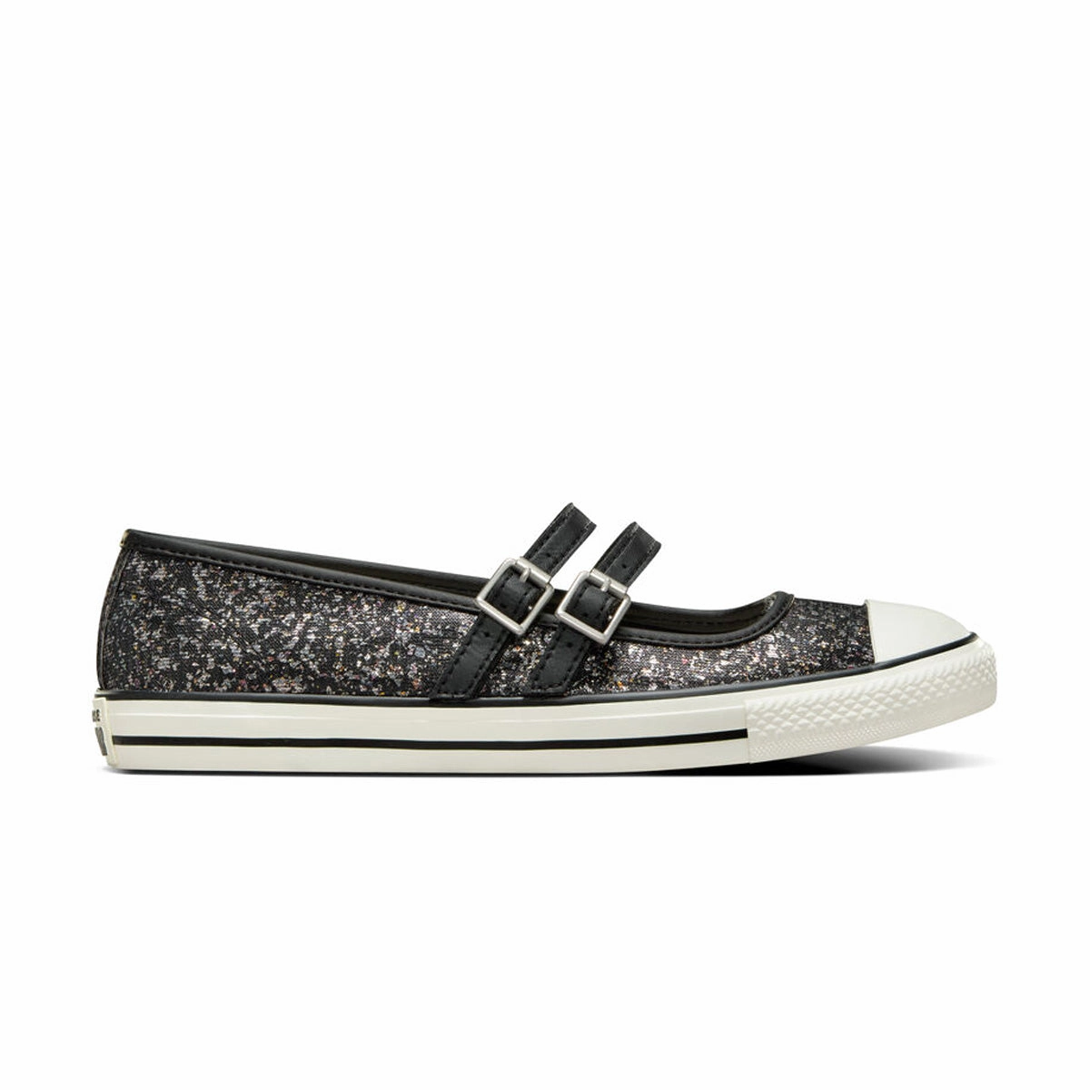 Plush Lining Timeless Design Chuck Taylor All Star Dainty Mary Jane 'Glitter'
