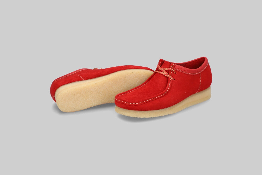 Dog Hike Clarks Wallabee 'Red'
