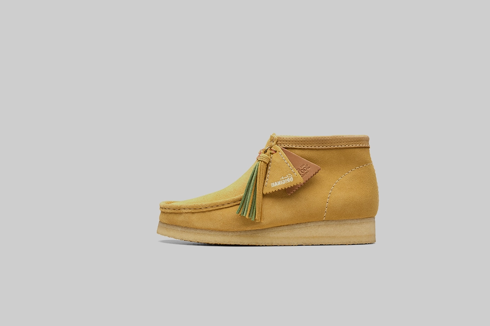 Clarks Wallabee Boot 'Golden Tan' Stylish Motion Easy to Wear