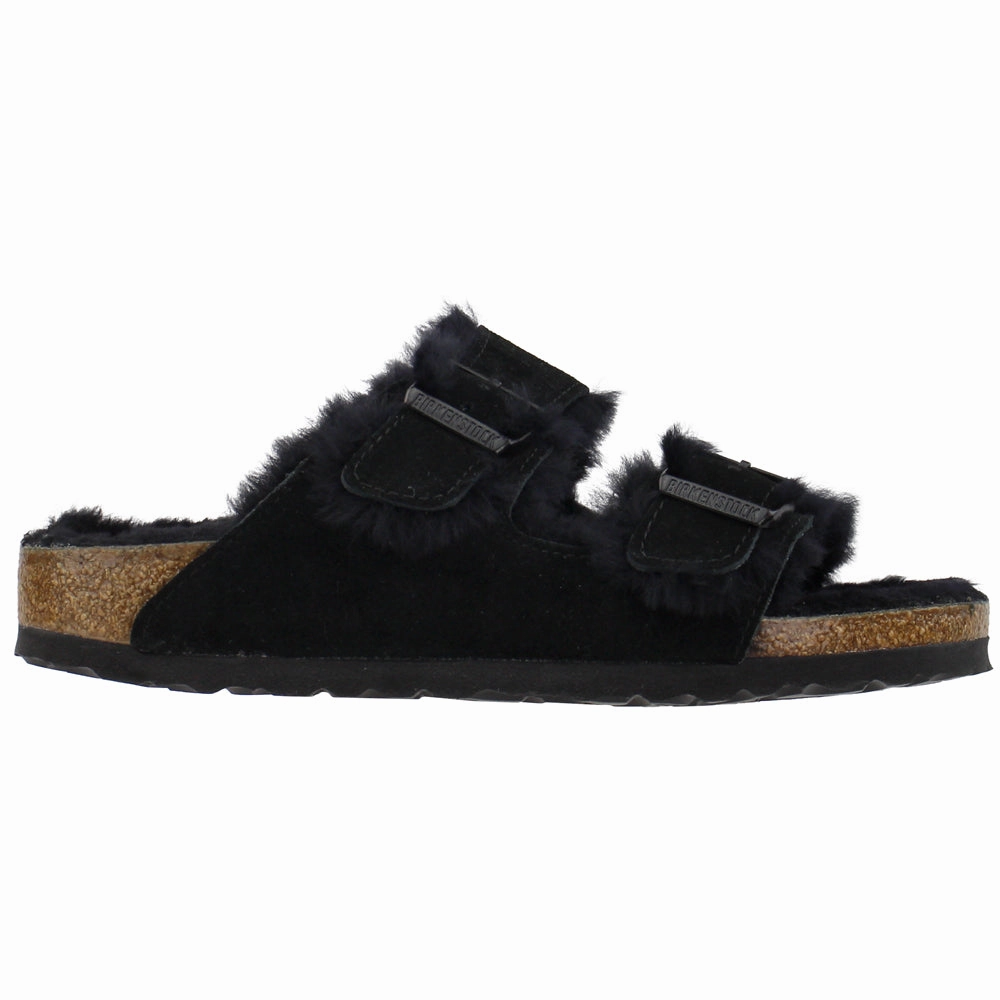 Arizona Shearling Suede Leather Sandals greatest