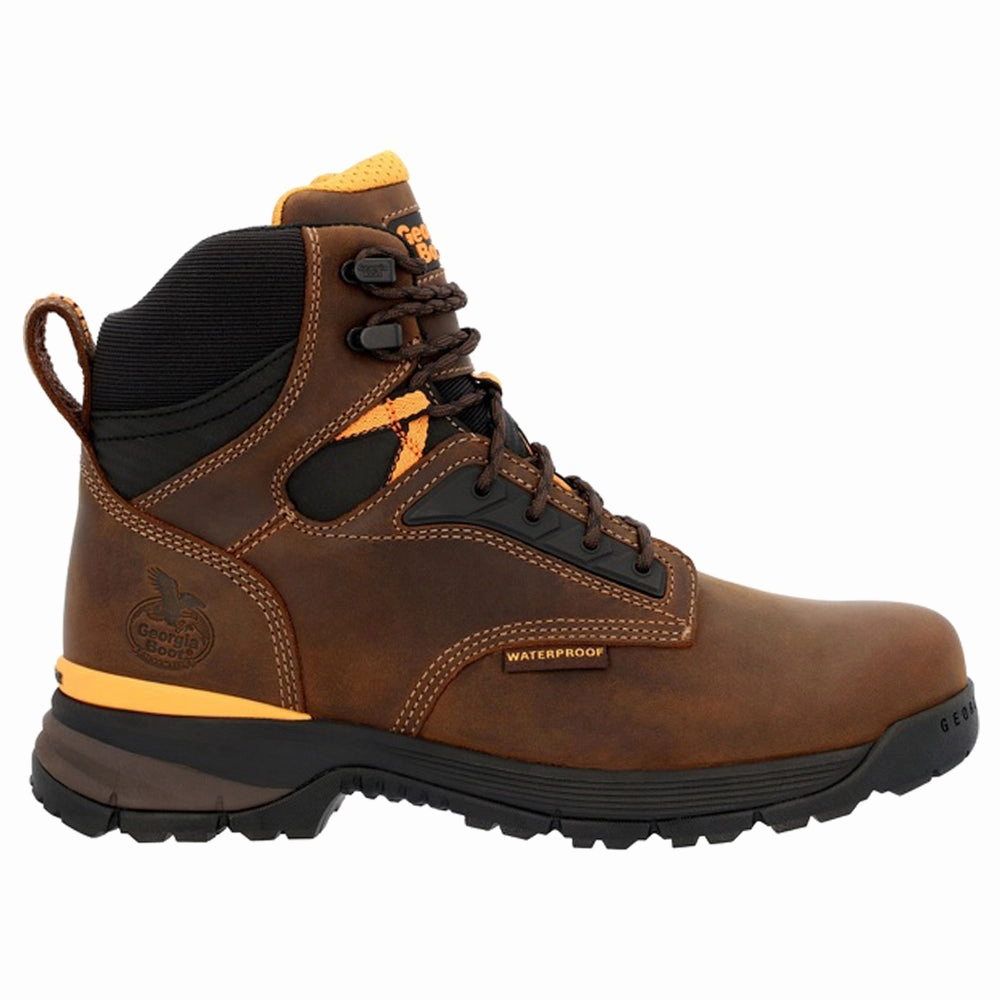 Heavy Grip Footwear Industrial Strength Comfort Core 6 Inch Waterproof Alloy Toe Work Boots