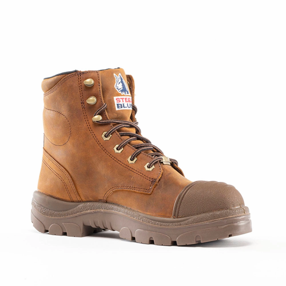 Waterproof footwear Rugged Form Gear Argyle Scuff 6 Inch Slip Resistant Wide Steel Toe Work Boots