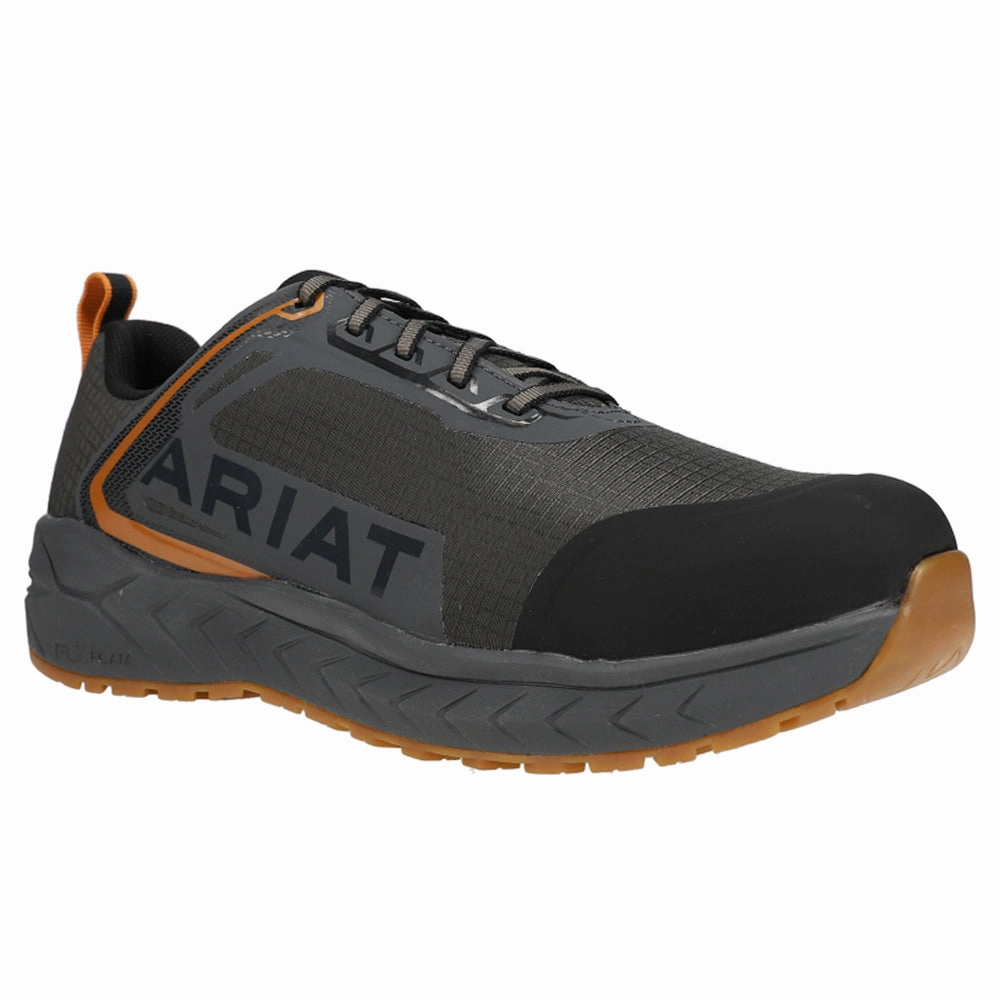 High-traction Performance Stable Outpace Slip Resistant Composite Toe Work Shoes