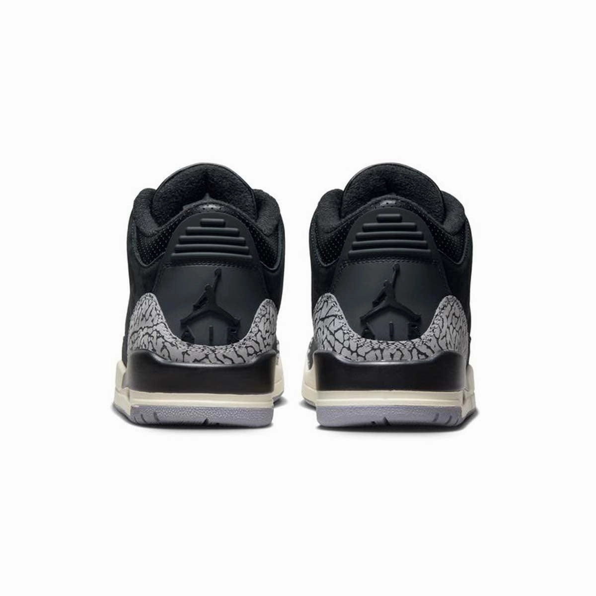 Compression Resistant Midsole Upgraded flexibility Wmns Air Jordan 3 Retro 'Off-Noir'