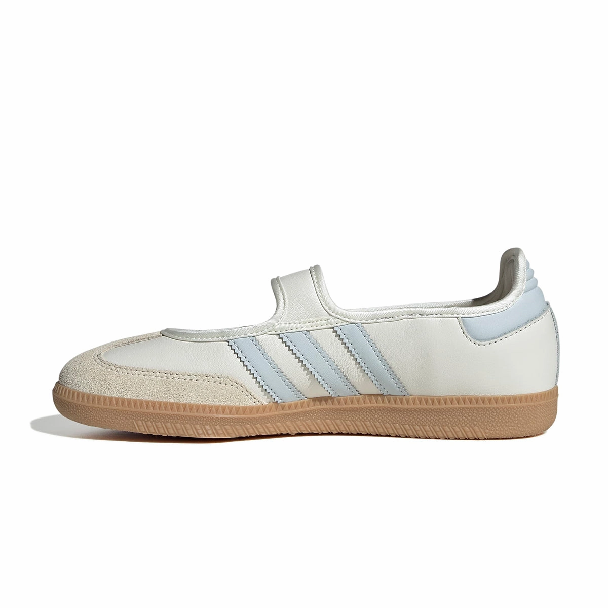 Knit Fabric Upper padded - strap Wmns Samba Mary Jane 'Cloud White Halo Blue'