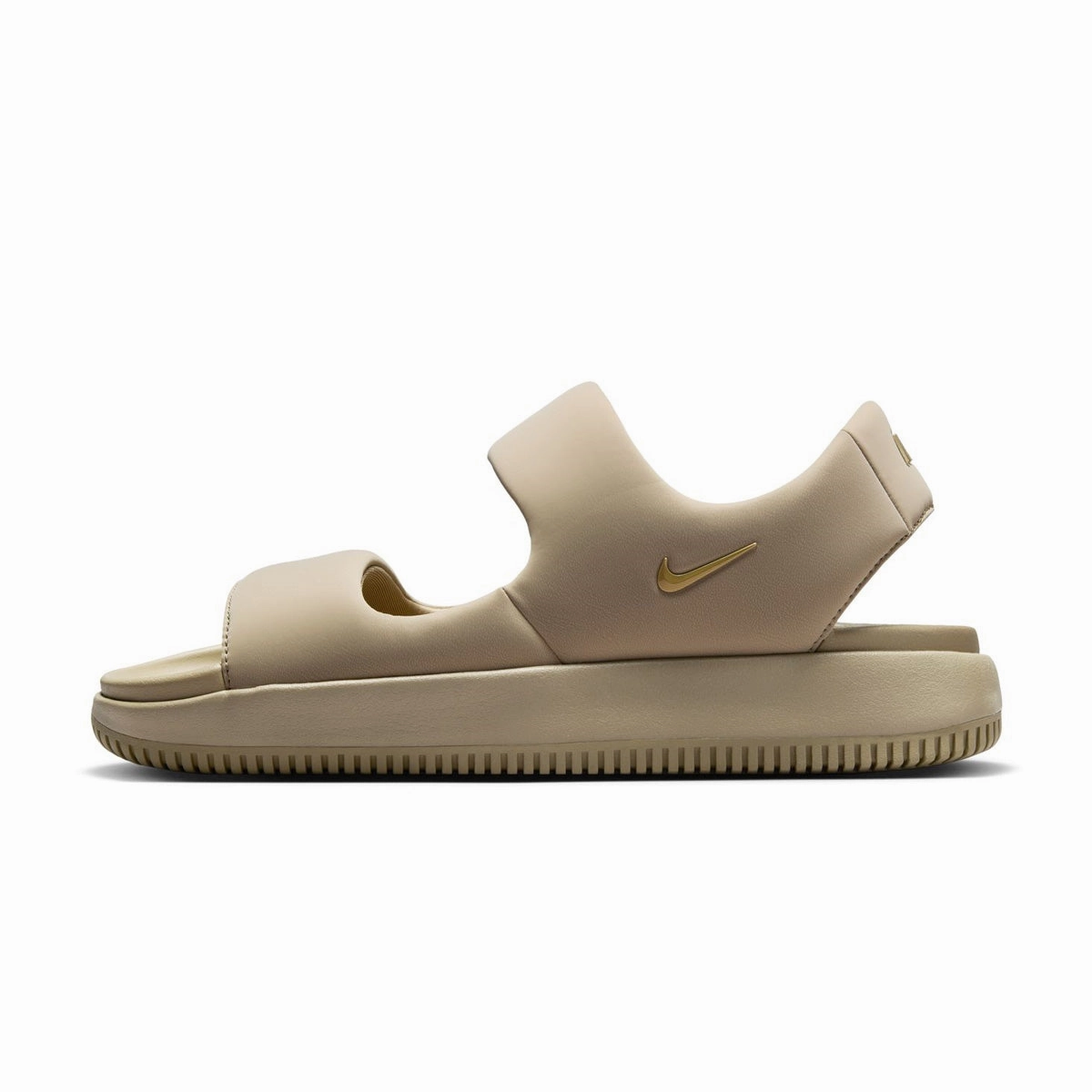 Calm Sandal 'Khaki' engraved Secure look