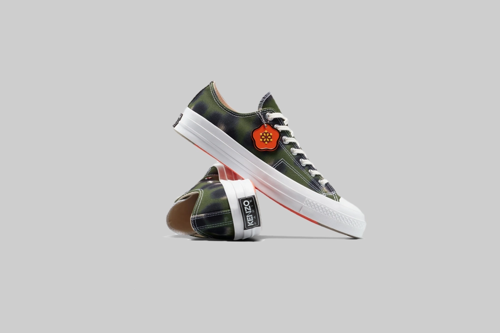 Converse x Kenzo Chuck 70 Low 'Cypress' - A16291C No Friction Slip On Design
