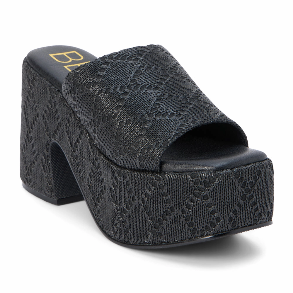 Como Block Heel Platform Sandals Torsion Control Plate