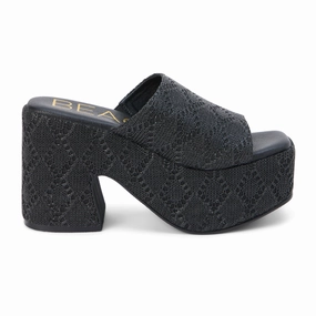 Short - distance Como Block Heel Platform Sandals