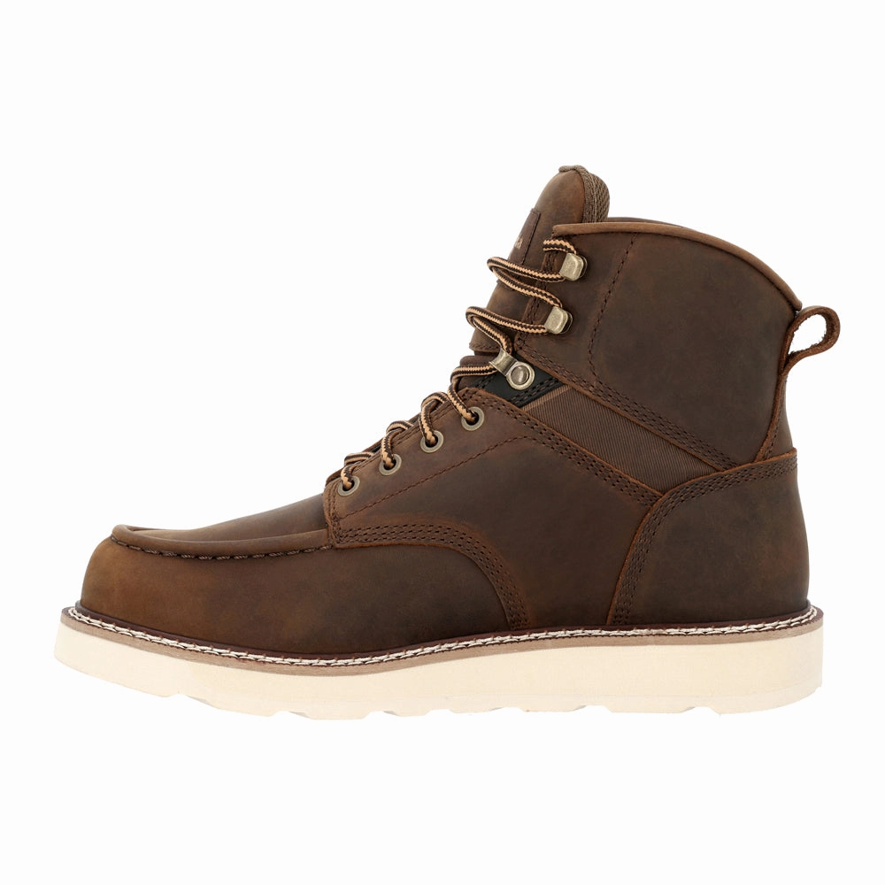 Tough Cushioning Core 37 Wedge 6 Inch Soft Toe Work Boots