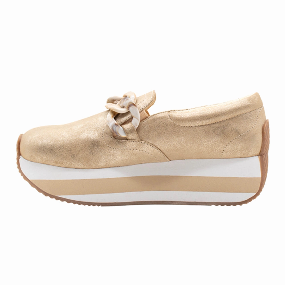 Shock Diffusion Layer Harding Platform Slip On Loafers