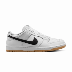 SB Dunk Low Pro 'White Black Gum' Maximum arch