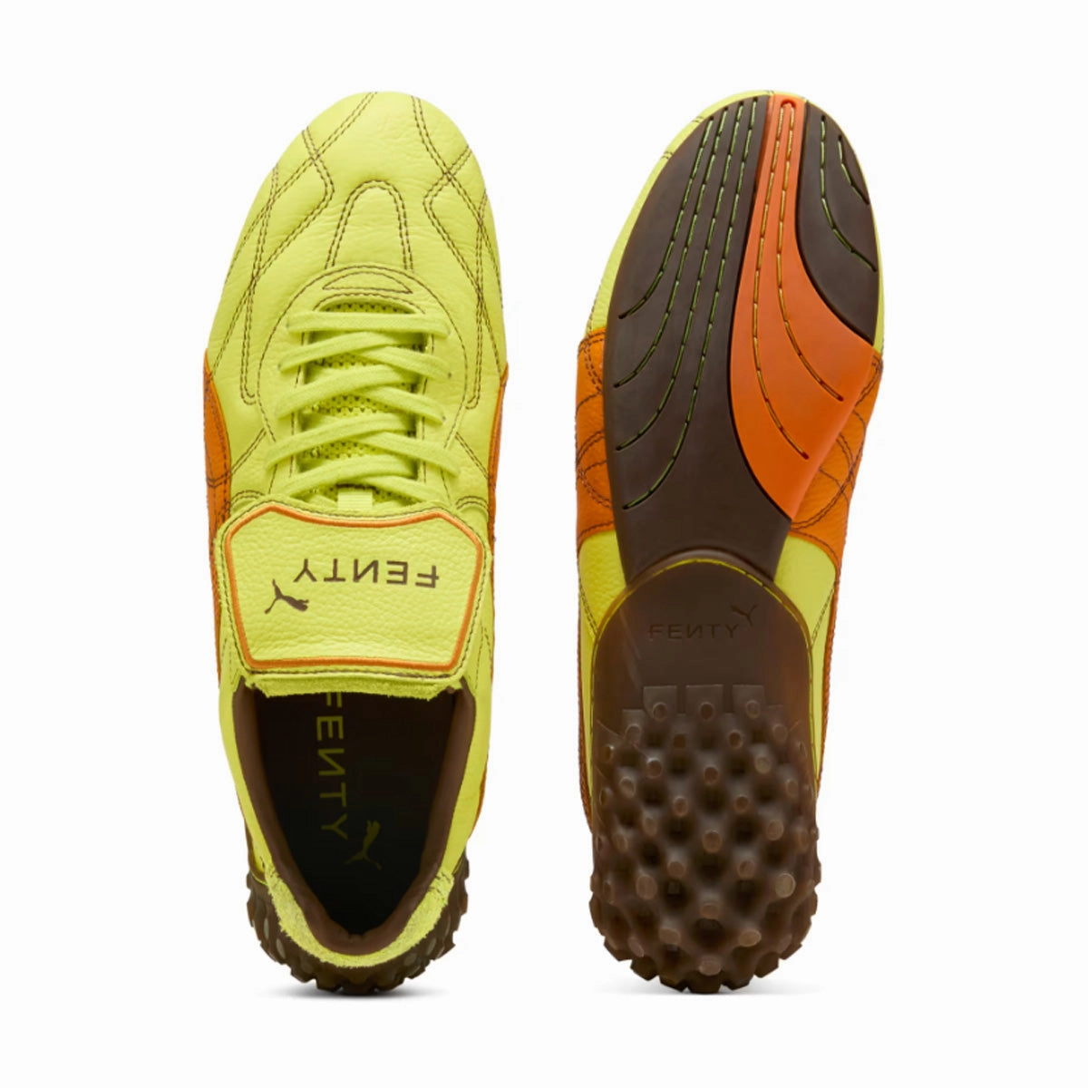 Ultra-soft cushioning Proper   FENTY Avanti LS Stitched 'Lime Sheen Pumpkin Pie'