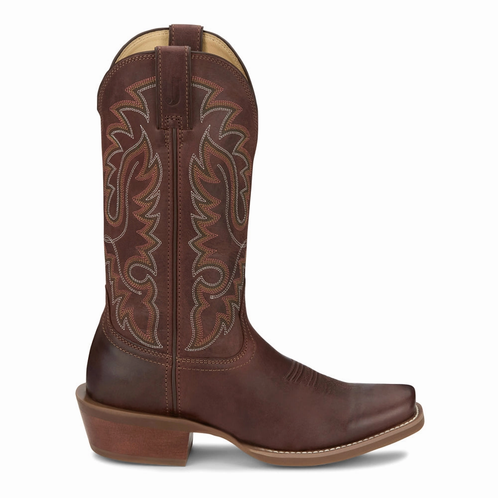 Ergonomic Toe Box Cowboy Town 13 Inch Square Toe Cowboy Boots