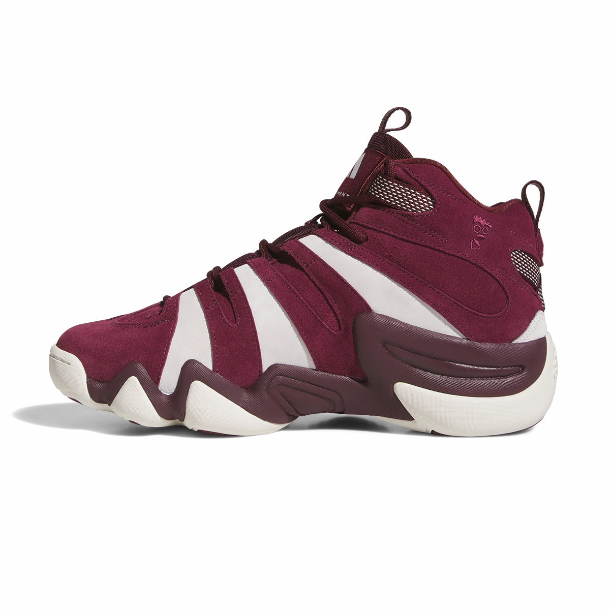 Sporty Comfort Slip Resistant Outsole Crazy 8 'Maroon Off White'