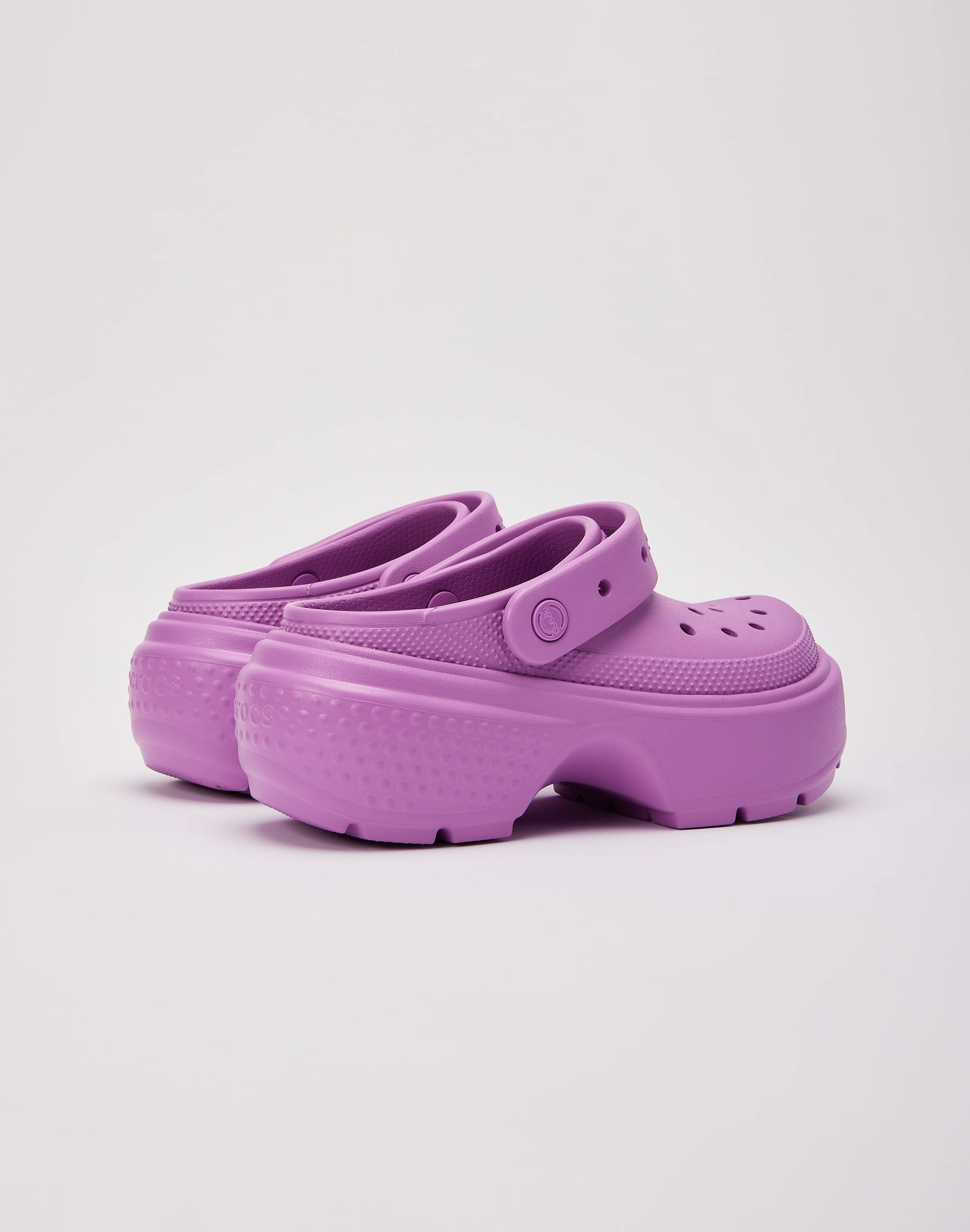 Faux Leather daily life Crocs Stomp Clog