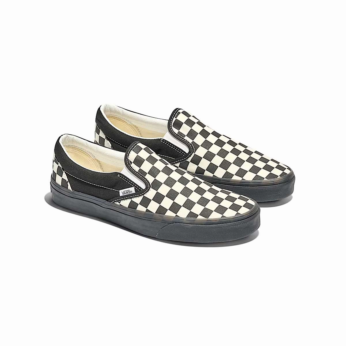 Classic Checkboard Slip-on 'Black White' Soft Touch Interior