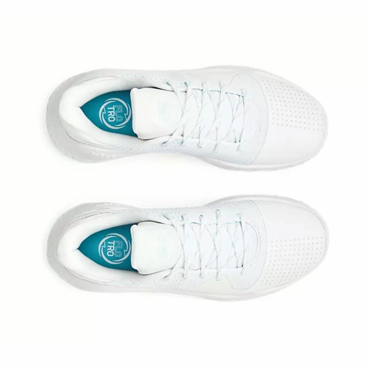 Curry 4 Low Flotro 'April Showers' volleyball - style