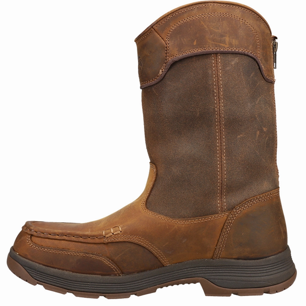 Athens SuperLyte Moc 11 inch Waterproof Alloy Toe Work Boots Pro Protection