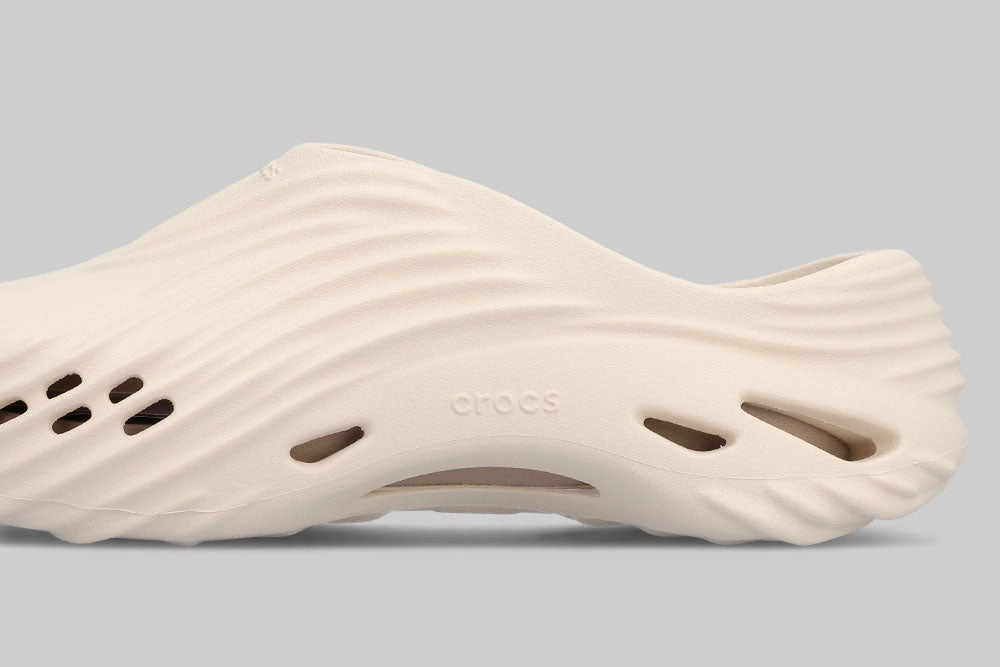 Comfortable Fit. Closed Toe Style Crocs Echo Wave 'Almond Tint'