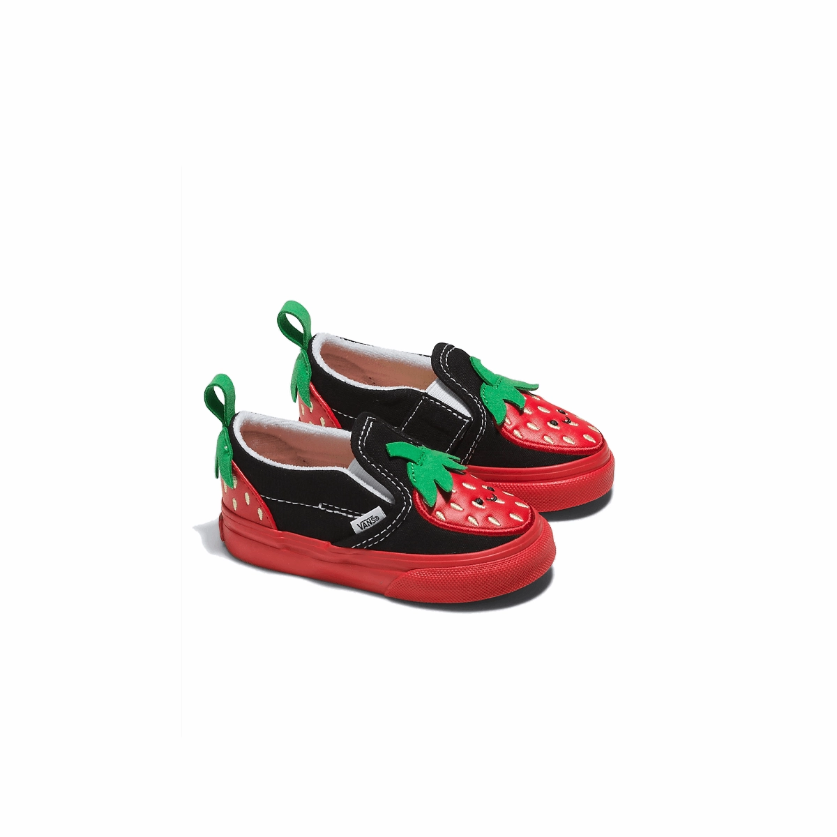 Comfortable Heel Toddler's Slip-On V 'Berry'