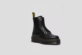 Stable Support Functional Minimalist Dr. Martens Jadon Smooth Leather Platform Boots - 15265001