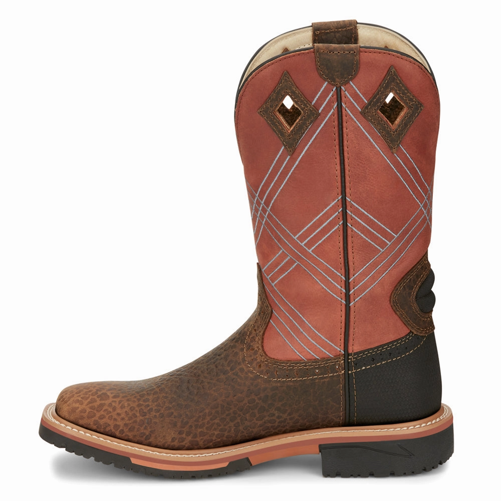 Dalhart 12 Inch Waterproof Work Boots Heat resistant Oil resistant