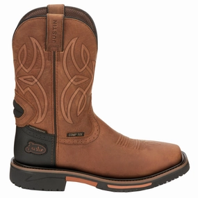 High Traction Footwear Comfort Edge Footwear Dallen 11 Inch Waterproof Nano Composite Toe Work Boots