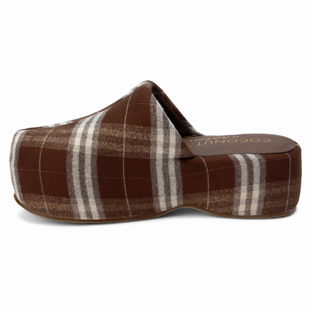 Bella Platform Mule Clogs Recycled Material Footbed