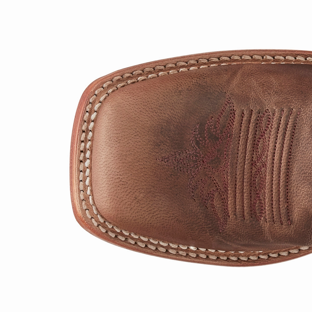 Dava 11 Inch Square Toe Cowboy Boots Classy flair