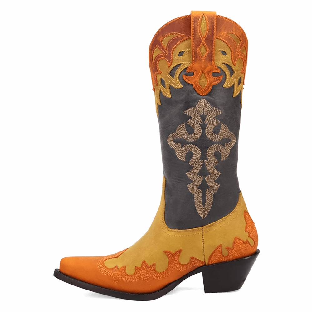 baseball players - specific features Holy Roller Embroidered Tooled-Inlay Snip Toe Cowboy Boots