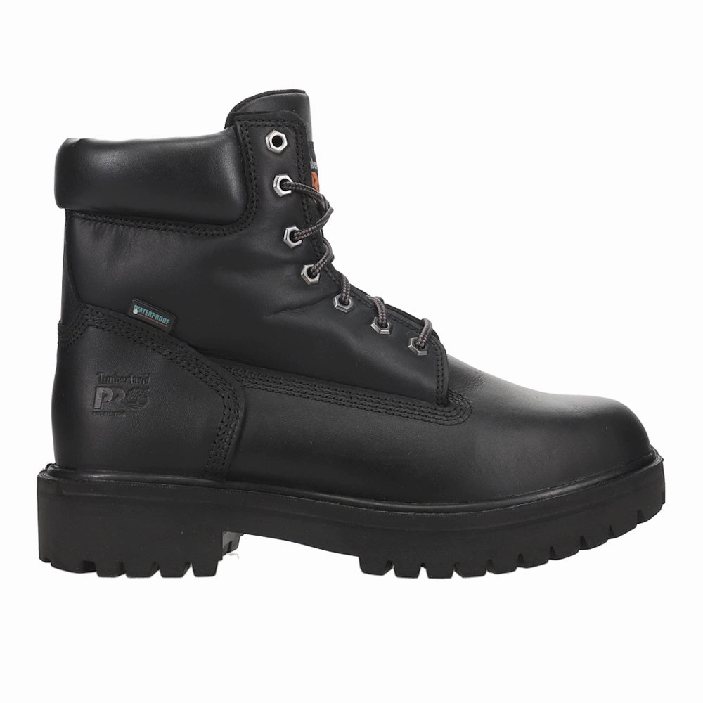 Durable Footwear slip-resistant Direct Attach 6 Inch Waterproof Steel Toe Work Boots