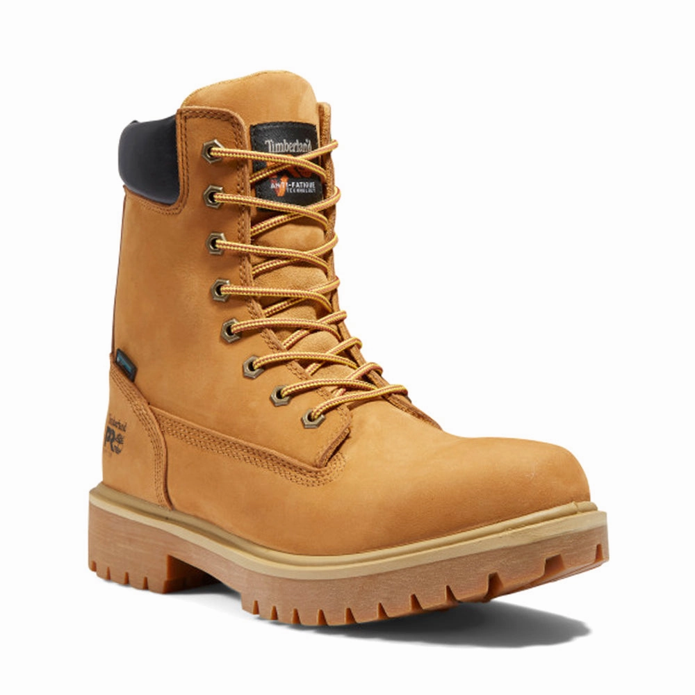 Direct Attach 8 Inch Waterproof Soft Toe Work Boots Work Force Heavy Duty Cushion