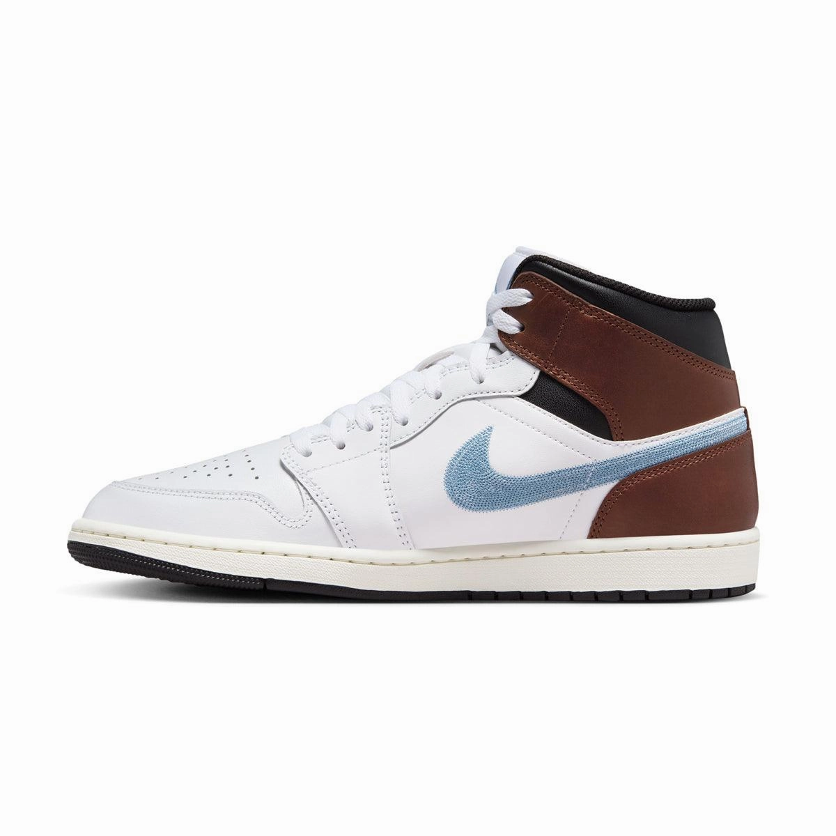 Air Jordan 1 Mid SE 'Brown Blue Grey' Temperature Regulating Lining