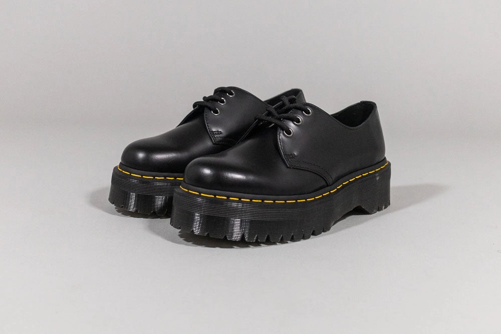 Functional Reinforced Dr. Martens 1461 Smooth Leather Quad Platform - 25567001