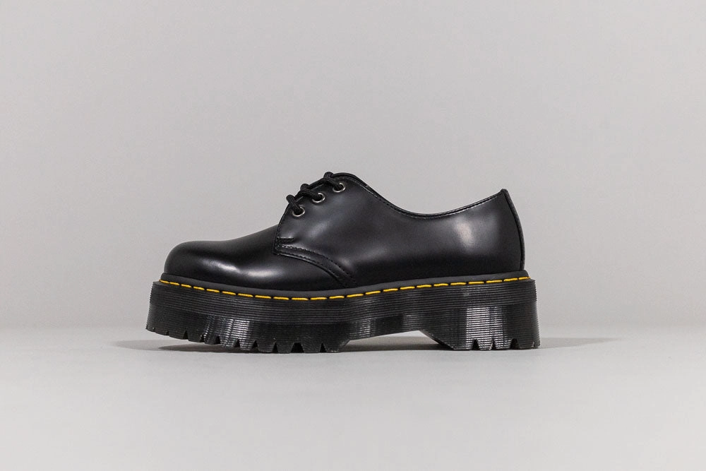 High Shaft Slip Resistant Grip Dr. Martens 1461 Smooth Leather Quad Platform - 25567001