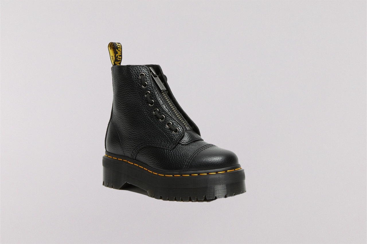 Dr. Martens Sinclair Milled Platform Boots - 22564001 Stable Support Cold Weather Commuter