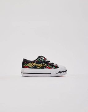 Ed Hardy Panther Low Toddler Nubuck Wide Toe Box Design