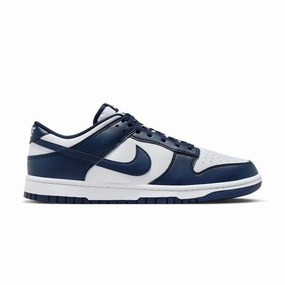 Dunk Low Retro 'Midnight Navy' lace - up closure