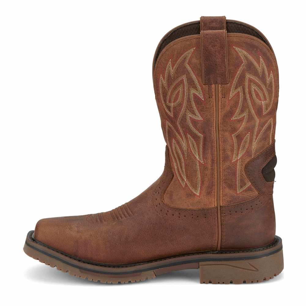 Wolfe 11 Inch Waterproof Nano Composite Toe Work Boots Wear Proof Gear Flexible Support