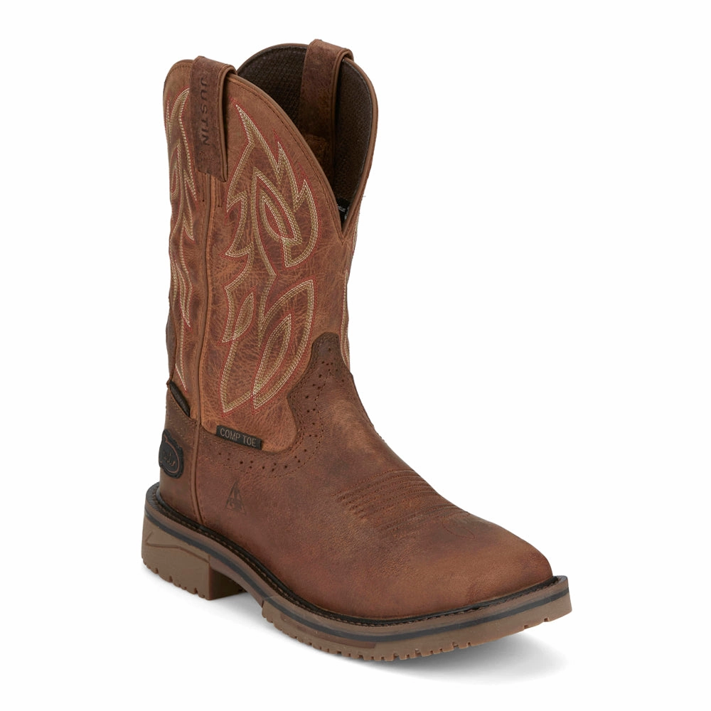 Wolfe 11 Inch Waterproof Nano Composite Toe Work Boots Reliable Comfort