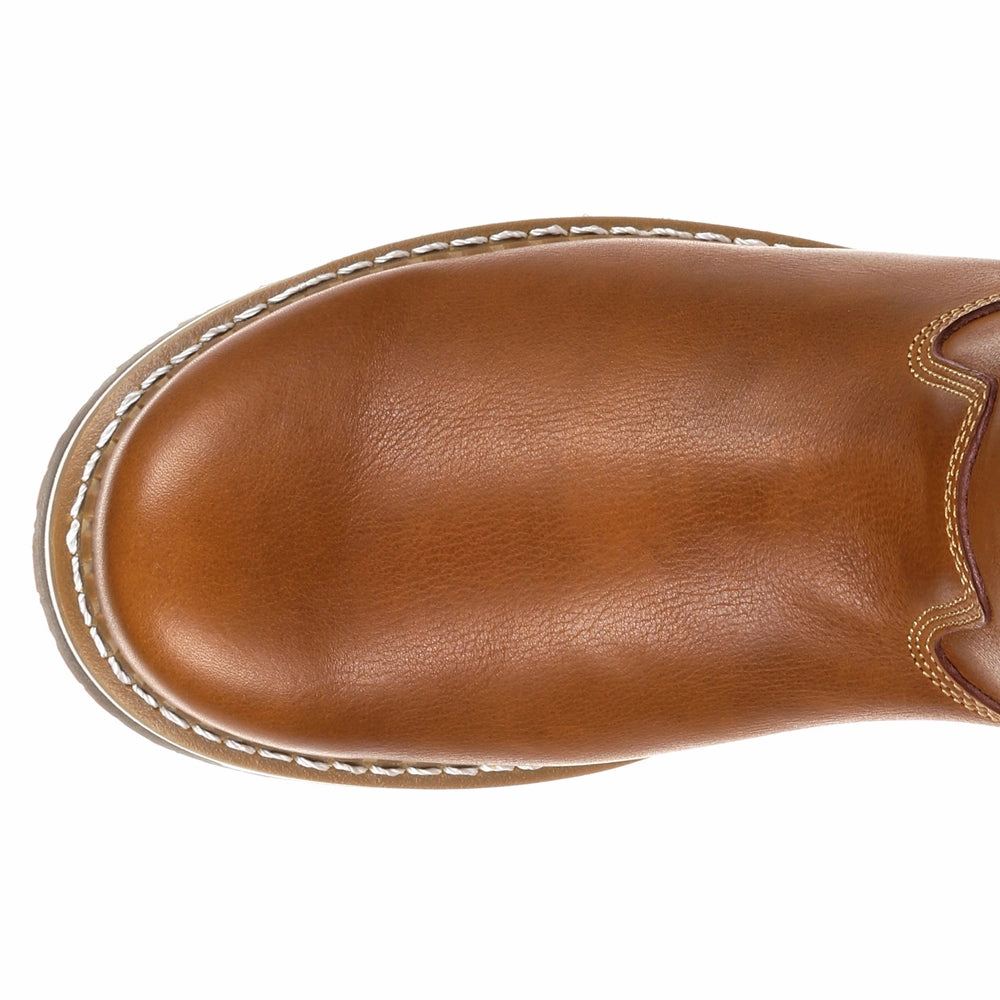 Comfortable Slip-resistant Cushioning Wedge 10 Inch Electrical Soft Toe Work Boots