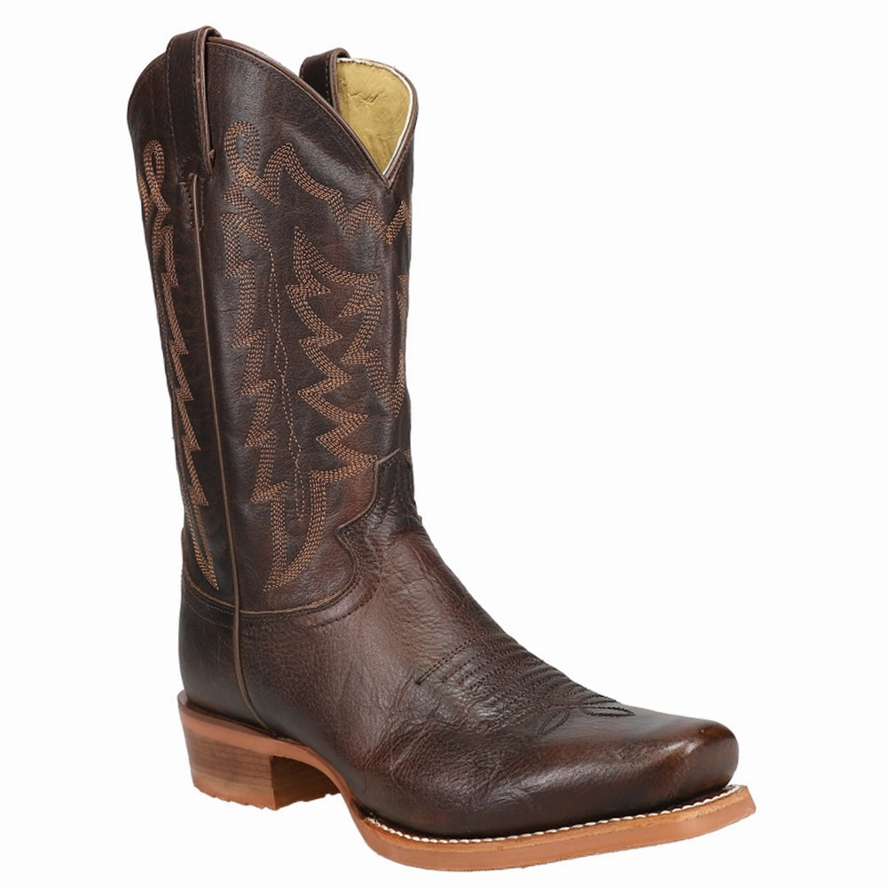 Andrews 12 Inch Square Toe Cowboy Boots Seamless Comfort Winter Walker