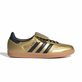 Wmns Samba Long Tongue 'Gold Metallic Black Gum' thin - soled