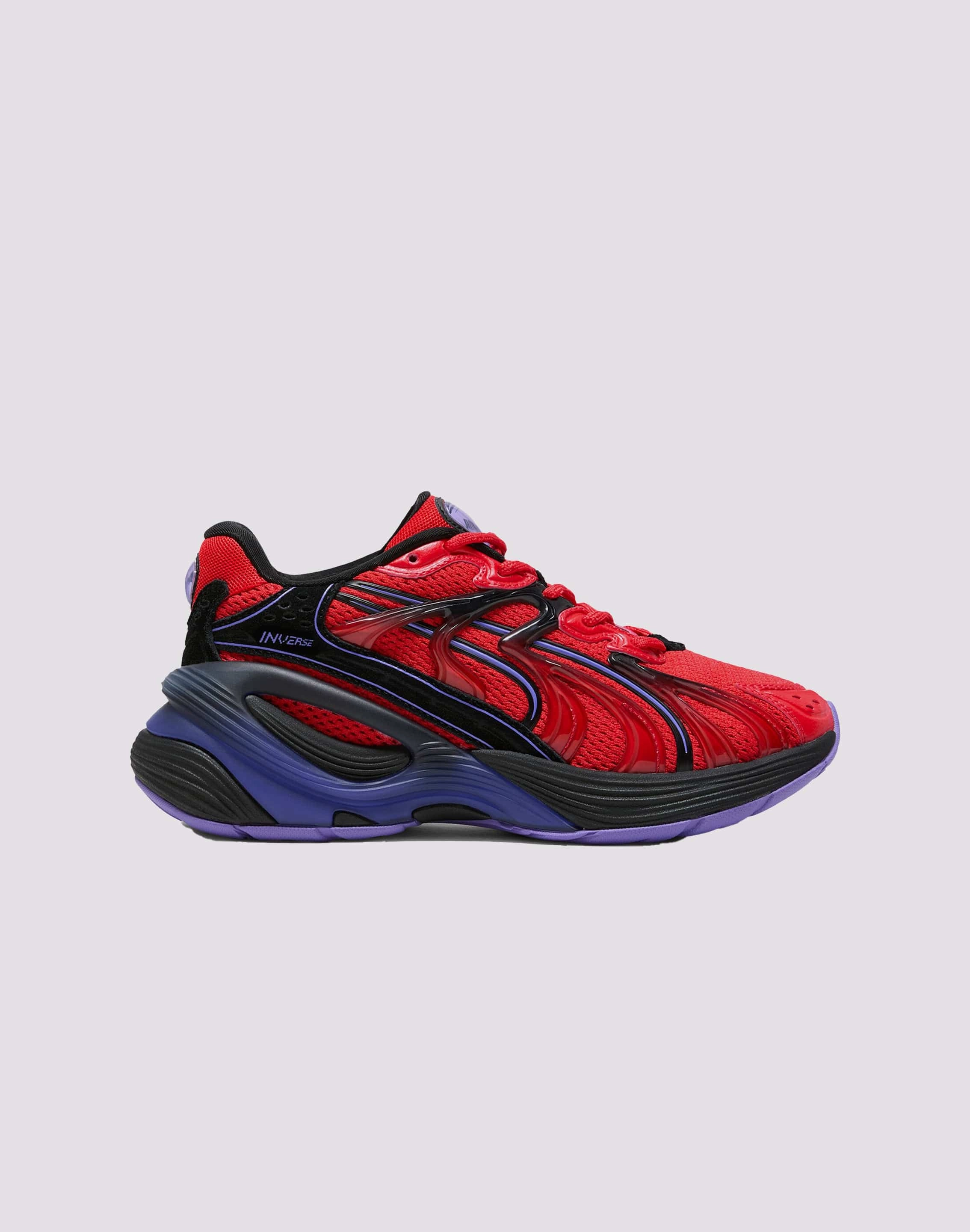 Low - top kids' shoes Puma Inverse Chrome "Red/Dark Amethyst" Grade School Kids'