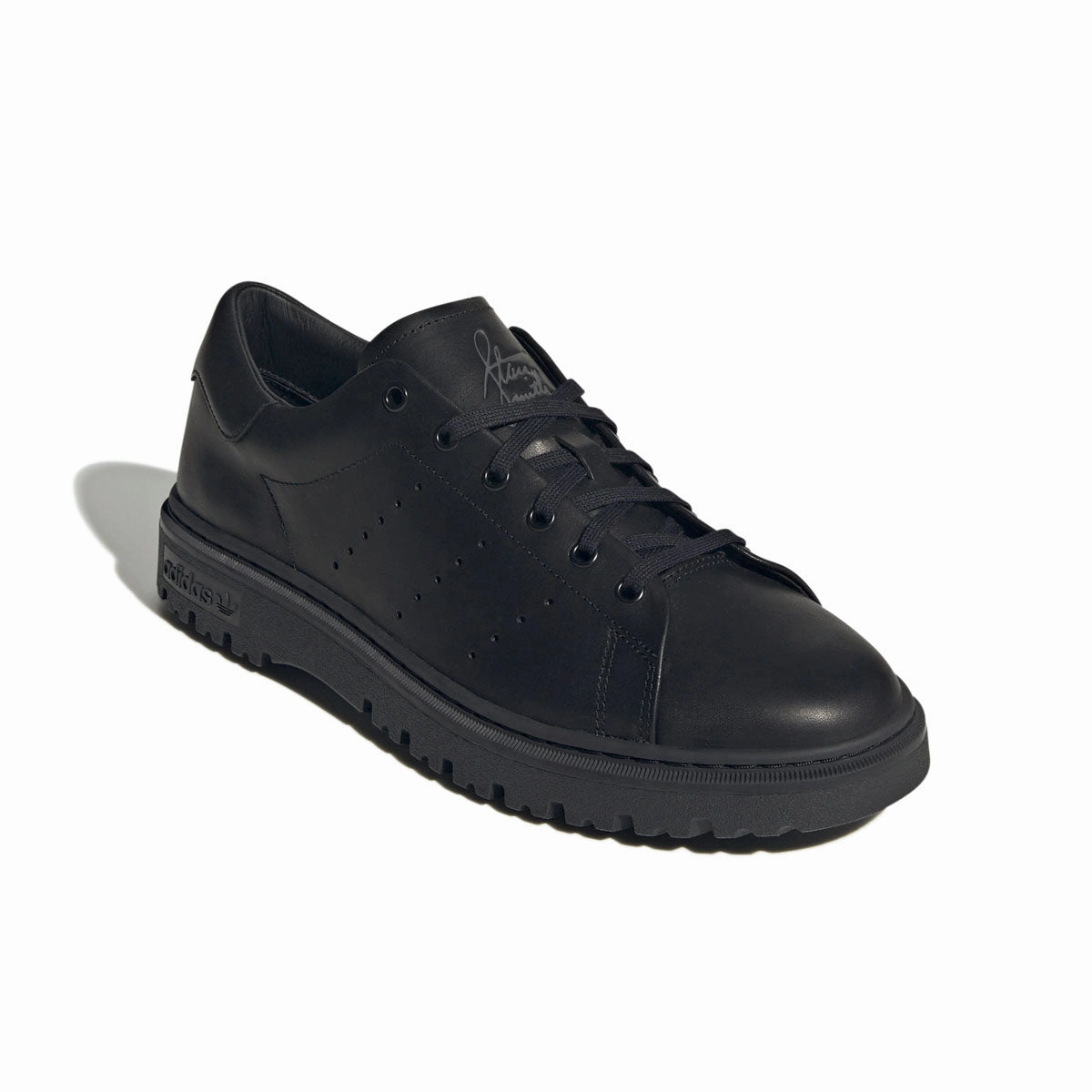 waterproof leather Stan Smith Freizeit 'Core Black'