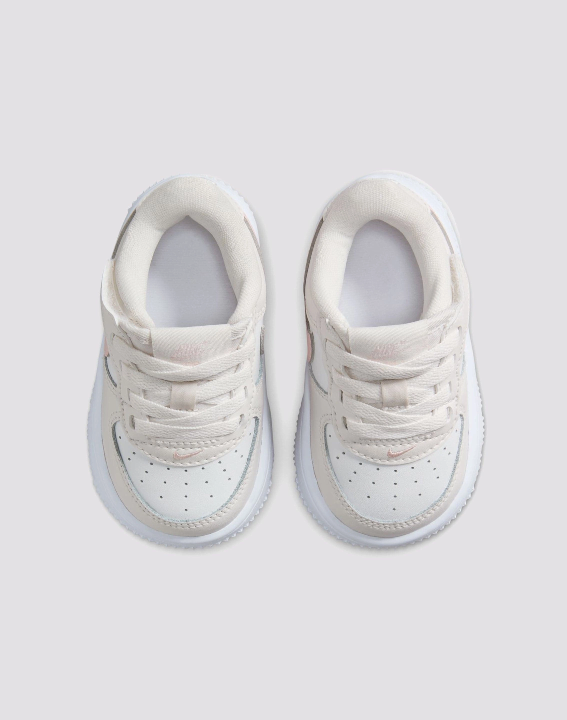 Shock Absorbing System Nike Air Force 1 Low EasyOn Toddler Girls' "Phantom/Echo Pink/Summit White"